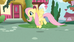 Size: 1365x768 | Tagged: safe, screencap, fluttershy, g4, stare master, female, solo