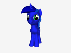 Size: 768x576 | Tagged: safe, oc, oc only, pony, unicorn, ponylumen, 3d pony creator, shiny crystal, solo