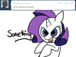 Size: 640x480 | Tagged: safe, artist:moonblizzard, rarity, g4, ask, female, rarity answers, solo, tumblr