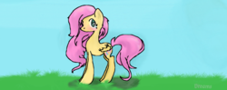 Size: 1188x471 | Tagged: safe, artist:afternoondreams0, fluttershy, pegasus, pony, g4, female, solo