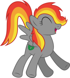 Size: 4643x5183 | Tagged: safe, artist:mysteriouskaos, oc, oc only, pegasus, pony, absurd resolution, eyes closed, simple background, solo, transparent background, vector