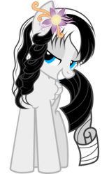 Size: 3500x5622 | Tagged: safe, artist:junkiesnewb, oc, oc only, oc:meridiem solare, pegasus, pony, flower, simple background, solo, transparent background, vector
