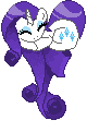 Size: 80x121 | Tagged: safe, artist:gammerplayer123, rarity, g4, female, heart, heart pony, pixel art, solo