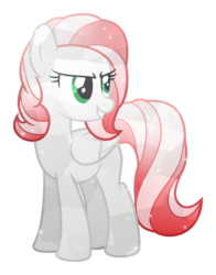 Size: 1024x1306 | Tagged: safe, artist:meteor-spark, oc, oc only, oc:peppermint pattie, crystallized, solo