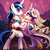 Size: 1600x1600 | Tagged: safe, artist:kp-shadowsquirrel, princess cadance, shining armor, alicorn, pony, unicorn, a canterlot wedding, g4, my little pony: friendship is magic, season 2, clothes, cute, cutedance, dress, duo, female, male, mare, romance, shining adorable, ship:shiningcadance, shipping, stallion, straight, wedding dress