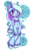 Size: 1400x2200 | Tagged: safe, artist:churobu, oc, oc only, oc:moon sparkle, deer, hybrid, original species, unicorn, unideer, anthro, semi-anthro, arm hooves, bipedal, breasts, featureless breasts, female, solo