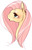 Size: 428x670 | Tagged: safe, artist:pasikon, fluttershy, g4, :o, blushing, female, open mouth, profile, solo