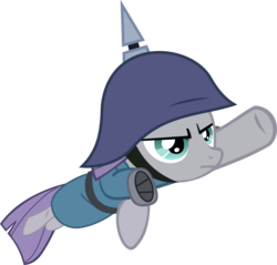 Size: 995x951 | Tagged: safe, artist:gamemasterluna, artist:spyro4287, maud pie, earth pony, pony, g4, maud pie (episode), .svg available, female, helmet, mare, pickelhaube, simple background, solo, svg, transparent background, vector