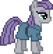 Size: 76x78 | Tagged: safe, artist:anonycat, maud pie, g4, animated, cute, desktop ponies, female, maudabetes, pixel art, simple background, solo, transparent background