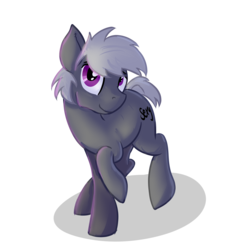 Size: 4000x4000 | Tagged: safe, artist:lisa400, oc, oc only, earth pony, pony, looking at you, male, raised hoof, sexxi bbz, smiling, solo, stallion