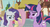 Size: 1439x763 | Tagged: safe, screencap, fluttershy, rarity, twilight sparkle, alicorn, pony, g4, maud pie (episode), female, hub logo, mare, meme, twilight sparkle (alicorn), youtube caption