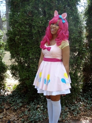 Size: 1280x1713 | Tagged: safe, artist:rainbowredwood, pinkie pie, human, g4, cosplay, irl, irl human, photo, solo