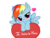 Size: 1024x768 | Tagged: safe, artist:meldoymoon, rainbow dash, g4, bedroom eyes, cute, female, heart, leaning, looking at you, simple background, smiling, solo, spread wings, transparent background, wub