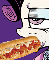 Size: 196x241 | Tagged: safe, edit, idw, rarity, pony, g4, censored, female, food, meme, not porn, sandwich, sandwich censorship, solo, unnecessary censorship