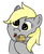 Size: 778x938 | Tagged: safe, derpy hooves, pegasus, pony, g4, cute, female, mare, muffin, solo