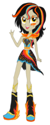 Size: 565x1413 | Tagged: safe, artist:dangerblaze, oc, oc only, equestria girls, g4, my little pony equestria girls: rainbow rocks, simple background, solo, transparent background