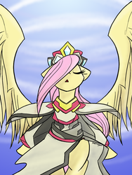 Size: 768x1024 | Tagged: safe, artist:thattagen, fluttershy, g4, female, solo