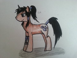 Size: 1024x768 | Tagged: safe, artist:stupidmortals, pony, unicorn, korra, ponified, solo, the legend of korra