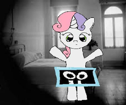 Size: 642x533 | Tagged: safe, sweetie belle, g4, female, solo, unamused, x-ray, x-ray picture