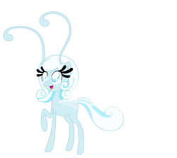 Size: 1820x1624 | Tagged: safe, artist:projectsnt, oc, oc only, oc:snowdrop, breezie, breeziefied, simple background, solo, species swap, transparent background