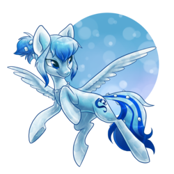 Size: 2000x2000 | Tagged: safe, artist:pixel-prism, oc, oc only, oc:razzle dazzle, crystal pegasus, crystal pony, pegasus, pony, bells, flying, high res, neighvada nights, solo, spread wings