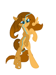 Size: 720x960 | Tagged: safe, artist:colorpalette-art, artist:mlploverandsoniclover, oc, oc only, oc:gaby, pegasus, pony, female, magic, mare, pegasus oc, recolor, royal winged pegasus, solo