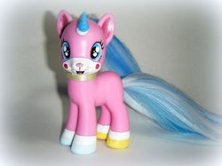Size: 902x676 | Tagged: safe, cat pony, original species, g4, brushable, customized toy, ebay, irl, lego, nightmare fuel, photo, ponified, solo, the lego movie, toy, unikitty