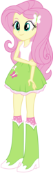 Size: 3424x11054 | Tagged: safe, artist:mewtwo-ex, fluttershy, equestria girls, g4, .ai available, absurd resolution, boots, clothes, cute, female, shyabetes, simple background, skirt, smiling, solo, transparent background, vector