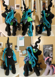 Size: 1024x1424 | Tagged: safe, artist:judhudson, queen chrysalis, g4, irl, photo, plushie