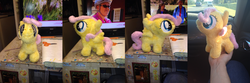 Size: 2879x960 | Tagged: safe, artist:judhudson, fluttershy, g4, filly, irl, photo, plushie