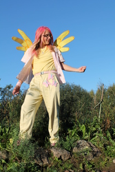 Size: 2848x4272 | Tagged: safe, artist:drako1997, fluttershy, human, g4, cosplay, irl, irl human, photo, solo