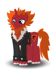 Size: 3200x4200 | Tagged: safe, artist:drako1997, pony, unicorn, clothes, horn, lysandre, pokémon, ponified, simple background, solo, transparent background