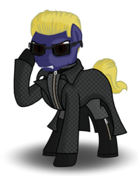 Size: 3000x3800 | Tagged: safe, artist:drako1997, pony, albert wesker, high res, ponified, resident evil, solo
