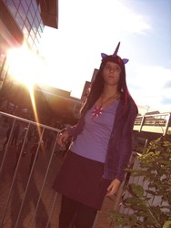 Size: 480x640 | Tagged: safe, artist:hakumeikira, twilight sparkle, human, g4, cosplay, irl, irl human, photo, solo