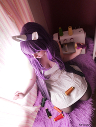 Size: 3240x4320 | Tagged: safe, artist:exionyukocosplay, rarity, human, g4, cleavage, clothes, cosplay, dress, female, irl, irl human, photo, solo