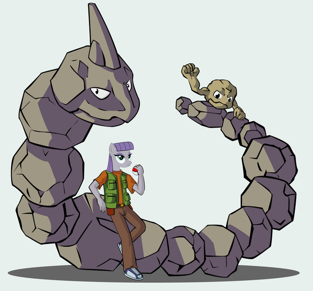 onix, geodude, roark, and cranidos (pokemon and 1 more) drawn by star_light