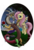 Size: 846x1261 | Tagged: safe, artist:cartoonsilverfox, discord, fluttershy, draconequus, pegasus, pony, g4, blushing, female, male, ship:discoshy, shipping, spread wings, straight, traditional art, wings