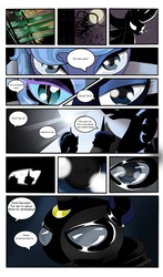 Size: 1700x2888 | Tagged: dead source, safe, artist:artknorke, mane-iac, nightmare moon, princess luna, g4, comic, russian