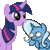 Size: 50x50 | Tagged: artist needed, source needed, safe, trixie, twilight sparkle, g4, animated, female, gif for breezies, picture for breezies