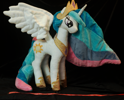 Size: 1000x809 | Tagged: safe, artist:whiteheather, princess celestia, g4, irl, photo, plushie