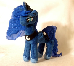 Size: 2106x1896 | Tagged: safe, artist:whiteheather, princess luna, g4, irl, photo, plushie, solo