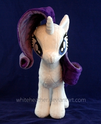 Size: 1200x1476 | Tagged: safe, artist:whiteheather, rarity, g4, irl, photo, plushie