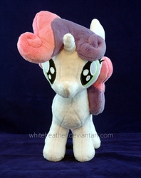 Size: 1386x1749 | Tagged: safe, artist:whiteheather, sweetie belle, g4, irl, photo, plushie