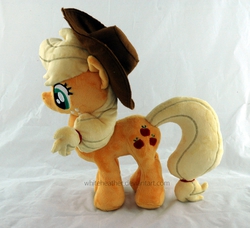 Size: 2082x1902 | Tagged: safe, artist:whiteheather, applejack, g4, irl, photo, plushie