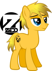 Size: 766x1043 | Tagged: safe, artist:gray-gold, oc, oc only, pony, ponified, solo, zedd