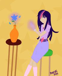 Size: 1696x2062 | Tagged: safe, artist:murasakirein, twilight sparkle, human, g4, female, humanized, solo