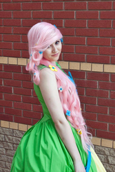 Size: 640x960 | Tagged: safe, artist:chocolattemilk, fluttershy, human, g4, cosplay, irl, irl human, photo, solo