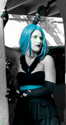 Size: 503x960 | Tagged: safe, artist:duskadawn, queen chrysalis, human, g4, cosplay, irl, irl human, photo, solo