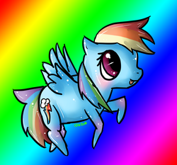 Size: 1030x958 | Tagged: safe, artist:toxiee, rainbow dash, g4, female, solo