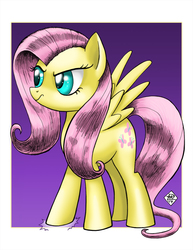 Size: 893x1155 | Tagged: safe, artist:razia, fluttershy, g4, female, solo